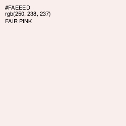 #FAEEED - Fair Pink Color Image